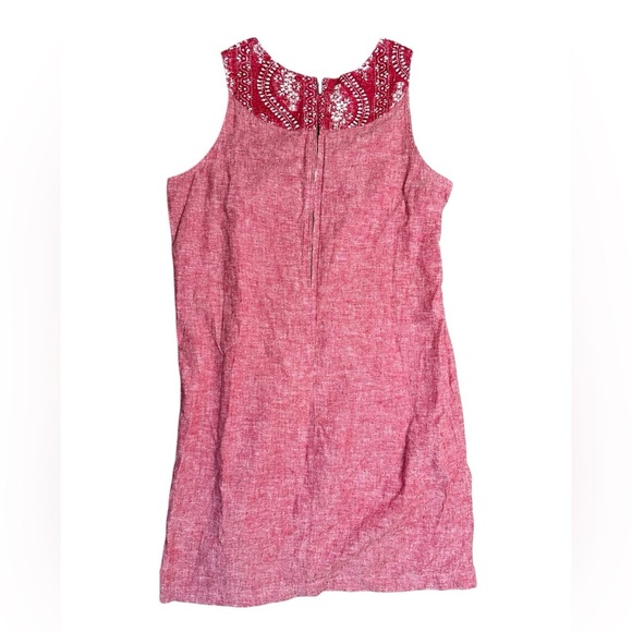 Patagonia Red Island Hemp Shift Dress Size 6 - Picture 5 of 6